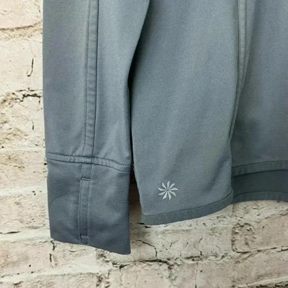 Athleta Women's Medium Grey Plush Tech Running Hoodie Fleece Lined 138249 Med M - Picture 4 of 7